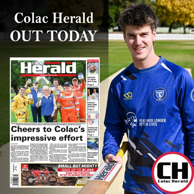 Don't Forget to Grab a Copy of Today's Edition of The Colac Herald.

Available Online Now

Proudly Trusted, Local, Independent