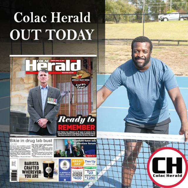 Don't Forget to Grab a Copy of Today's Edition of The Colac Herald.

Available Online Now

Proudly Trusted, Local, Independent