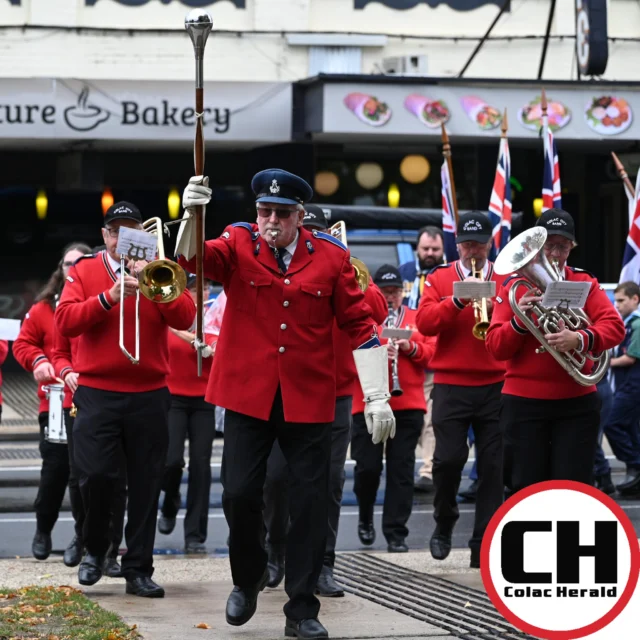 ANZAC DAY 2025

Community members gathered in Colac's Memorial Square for today's Anzac Day ceremony honouring service men and women.

Veterans and families of veterans marched down Murray Street led by the Colac City Band.