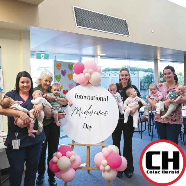 Colac Area Health has celebrated its midwives this International Day of the Midwife with a special afternoon tea for families who have welcomed babies in the past 12 months.

International Day of the Midwife honours the dedication, compassion and vital role midwives play in supporting maternal and newborn health in communities.