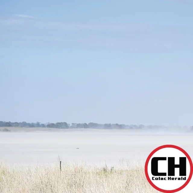 High winds earlier this week stirred up Lake Beeac's salty surface, with a haze visible above the lake.

Have you taken an eye-catching snap of the Colac and district? Send your pictures to news@colacherald.com to feature in the Colac Herald's People Pics!