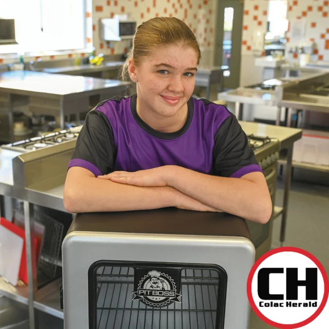 A young Colac kitchen whiz has helped her school land an exciting new addition, thanks to a prize-winning pasta recipe.

@colacsecondarycollege Year Eight student Mia Stinchcombe impressed judges at the Otway Producers Festival last year with her mouth-watering fettuccine alfredo.

The competition challenged young people to submit their favourite stove-top recipes using Otway Pasta, with bonus points for dishes that used fresh Otways produce.